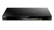 D-Link switch DMS-1100-10TP, 10 porturi,2 X SFP, POE 8 porturi, Auto MDI/MDIX, 80 Gbps, Forwarding Rate: 59.52 Mpps, dimensiuni: 440 x 250 x 44 mm, greutate: 3.43kg, Maximum PoE Budget: 240W._2