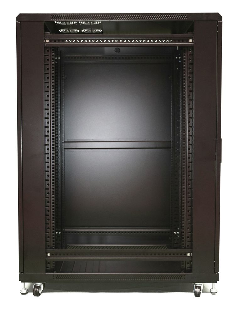 EXTRALINK 27U 600x1000 standing rackmount cabinet black_4