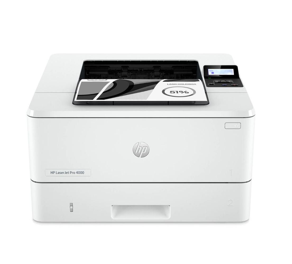Imprimanta Laser Mono HP LaserJet PRO 4002DNE; A4, duplex, viteza printare 40ppm Rezolutie printare:1200x1200dpi, memorie 256MB, max 1.5GB, procesor 1.2 GHz, fpo 6.1 sec, limbaje HP PCL 6, HP PCL 6, HP PCL 5e, HP postscript level 3 emulation, PDF, URF, PWG Raster, alimentare hartie: 350coli_1