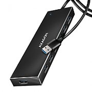 HUE-F7A, USB-Hub, 7x USB 3.2 Gen 1, alimentare separata - Cablu de 1m_2