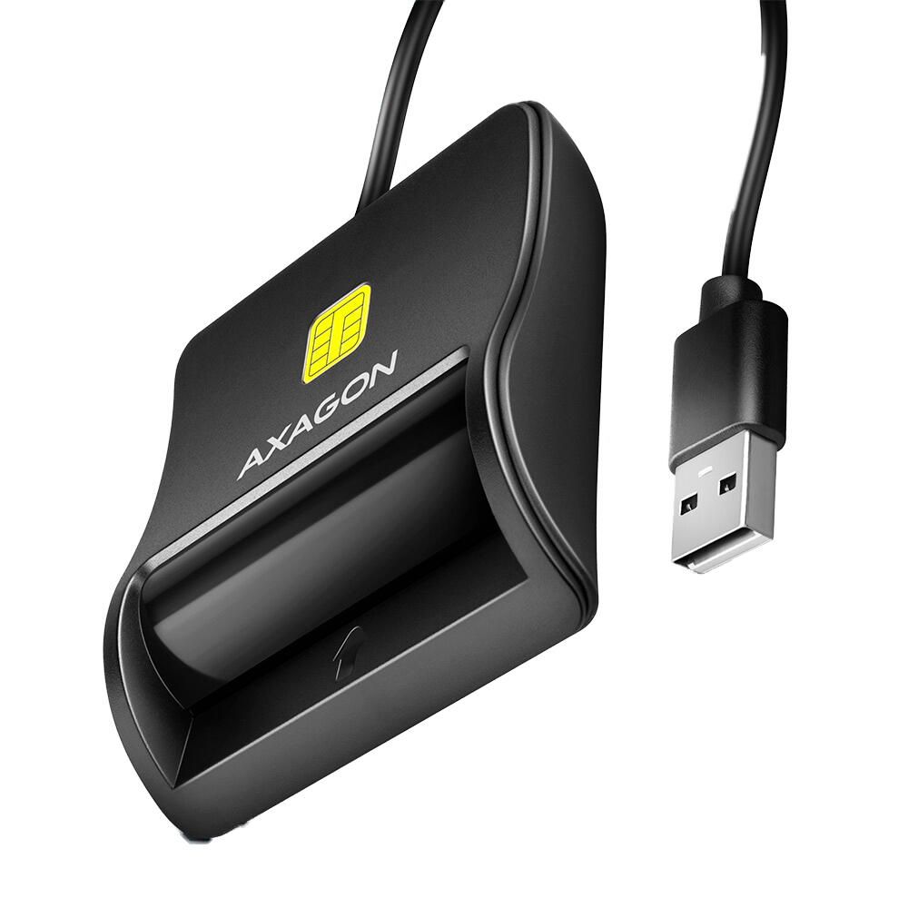 CRE-SM3N, USB-A, Cititor de carduri Smart Card FlatReader
