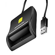 CRE-SM3N, USB-A, Cititor de carduri Smart Card FlatReader_1
