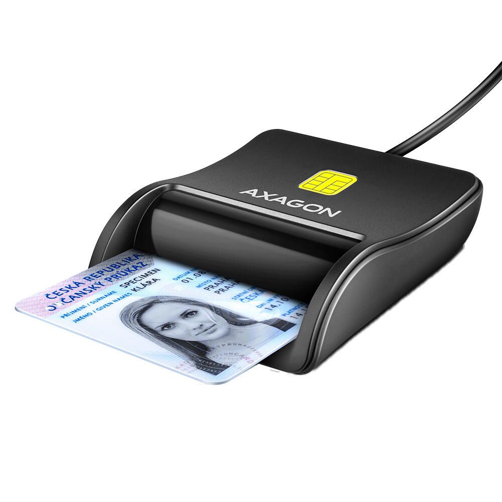 CRE-SM3N, USB-A, Cititor de carduri Smart Card FlatReader_2