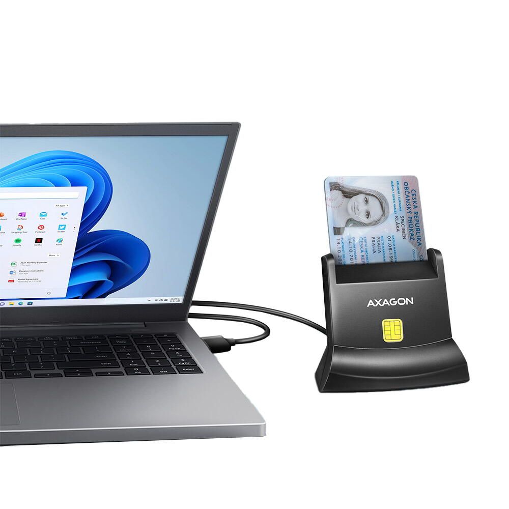 CRE-SM4N, USB-A, Cititor de carduri, Smart Card StandReader_3