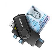 CRE-SMP2A Cititor carduri, USB Smart Card & SD/microSD/SIM Card PocketReader_3