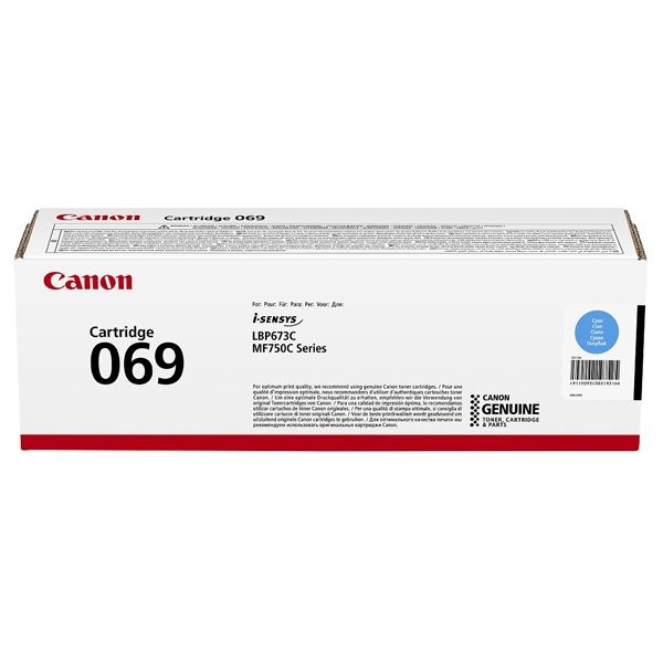 Cartus toner Canon 5093C002AA ,Albastru ,1900 pagini ,Original (CRG069C) 