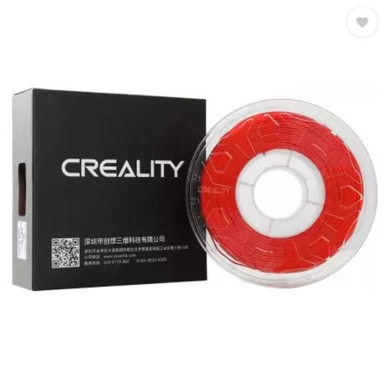 CREALITY CR PLA 3D Printer Filament, fluorescent red, Printing temperature: 190-220, Filament diameter: 1.75mm, Tensile strength: 60MPa, Size of filament wheel: Diameter 200mm, height 66mm, hole diameter 56mm. Utilizare: pana la 6 luni de la deschiderea ambalajului._2