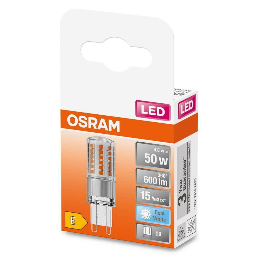 Bec LED Osram PIN, G9, 4.8W (50W), 600 lm, lumina neutra (4000K)_1