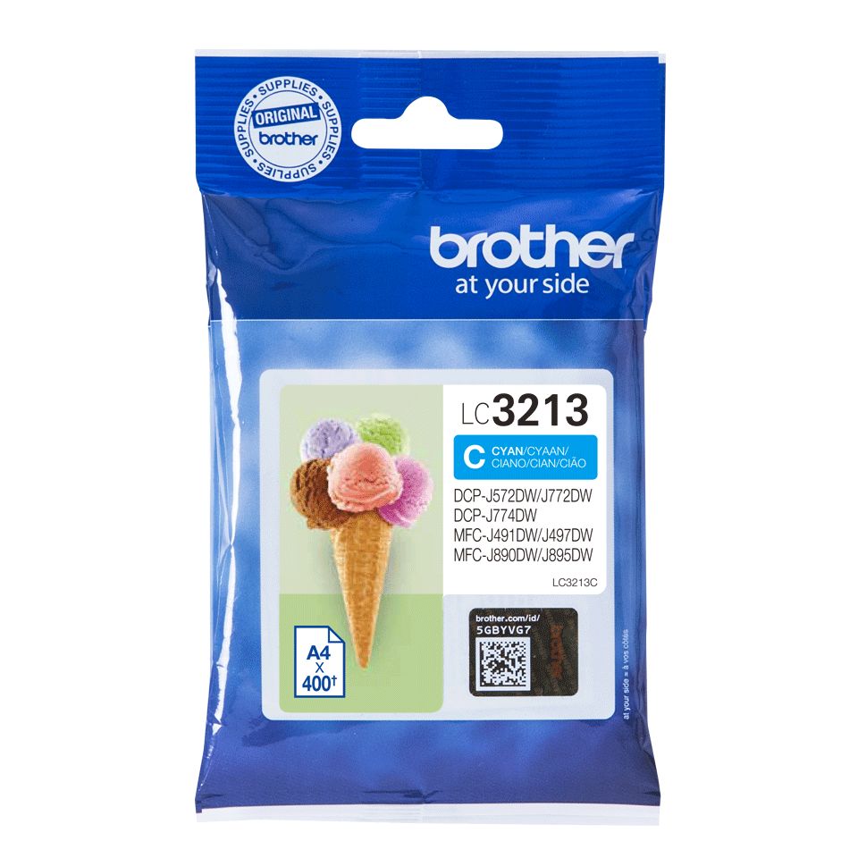 Tinte Brother LC-3213C Cyan_1