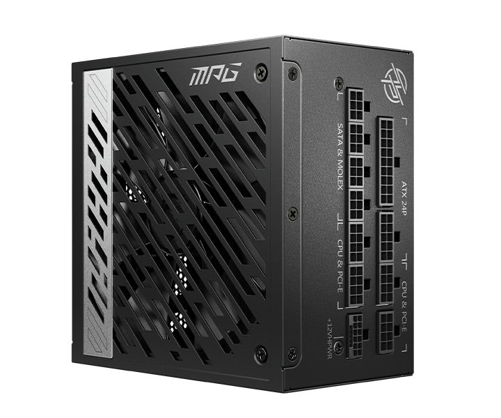 Sursa MSI MPG A1000G PCIE5 80+ GOLD  Efficiency Rating 80 PLUS Gold (up to 90%) Modular Yes (fully modular) Fan Size 135 mm Fan Bearing Fluid Dynamic Bearing Dimensions (DxWxH) 150 x 150 x 86 mm PFC Type Active PFC Input Voltage Range 100~240 VAC Power Watt 1000W Power Excursion 2000W (*up to 200%_1