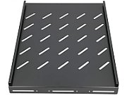 EXTRALINK 1U 350mm Fixed shelf 19inch for 600mm depth cabinets Black_1