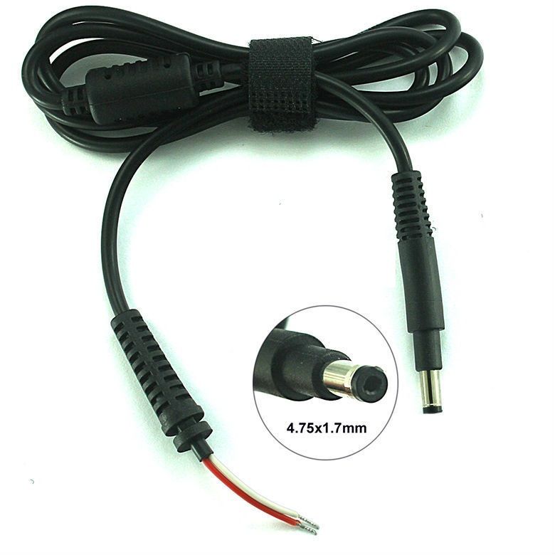 DC power cable for notebook/laptop HP Ultrabook with plug 4.8x1.7mm 1.2m 90W
Packaging: bulk 1 pc.