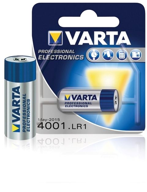 Alkaline battery 1.5V 4001 N Lady LR1 Varta
Packaging: blister 1 pc.