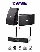 Pachet sonorizare stereo multiroom prin streaming cu Arylic A30+ si 2 boxe de perete YAMAHA AW592_1