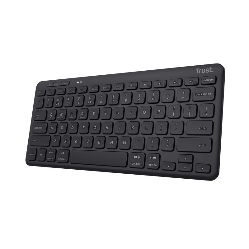 Tastatura Trust Lyra Compact Wireless   General Ergonomic design no Key technology scissor   Features Power saving yes Spill-proof no Silent keys no Wrist support no Special features Small size, light weight   Control Numeric Key Pad no Trackpad no On/off button yes Programmable keys no Special keys_1