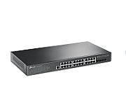 Switch TP-Link TL-SG3428X-UPS, Jetstream, managed L2+, 24× 10/100/1000 Mbps RJ45, 4× 10G SFP, 1× RJ45 Console Port, 1× Micro-USB Console Port, UPS power supply, Fanless, Rack Mountable, Switching Capacity 128 Gbps, Packet Forwarding Rate 95.23 Mpps._2