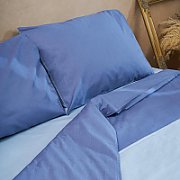King Size bed set, printed, made of 100% cotton, density 132TC. Product dimensions: 2 pillow covers 50x70 cm, duvet cover sheet 200x220 cm, flat sheet 220x240 cm._3