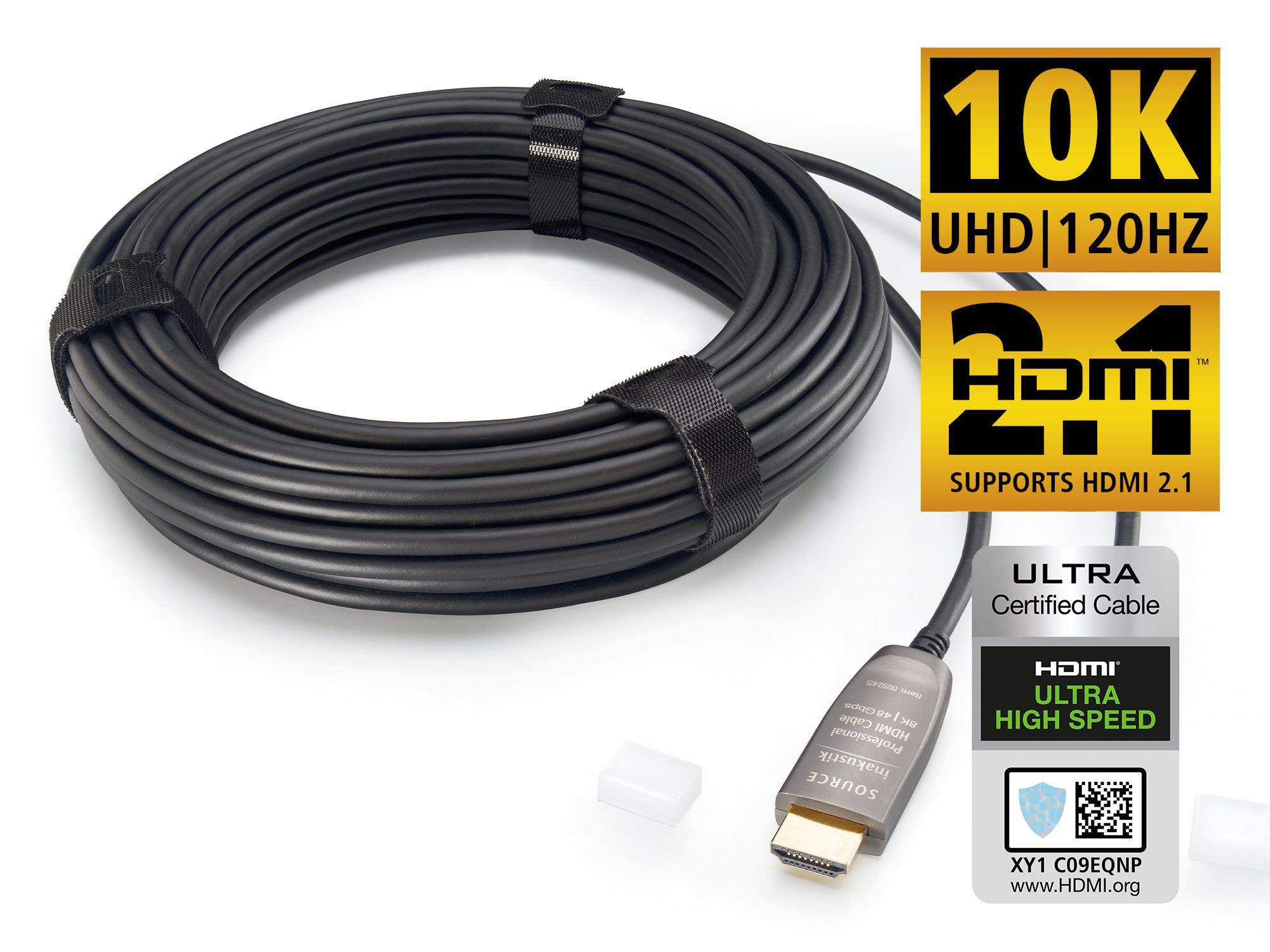 Cablu HDMI2.1 prin fibra optica, Inakustik, 8K/10K, 30m, 009245030_1