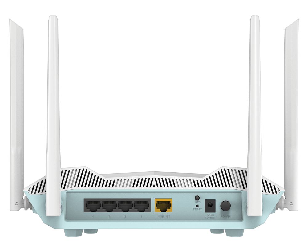 ROUTER D-Link wireless AX3200,1 x WAN Gigabit, 4 porturi LAN Gigabit, 2.4 Ghz/5 Ghz dual band, 4 antene externe, WI-FI 6 