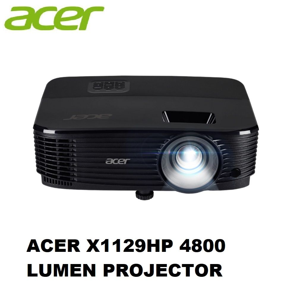Videoproiector Acer X1129HP, DLP, SVGA 800*600, up to WUXGA 1920* 1200, 4.500 lumeni, 4:3/ 16:9, 20.000:1, dimensiune maxima imagine 300