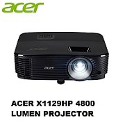 Videoproiector Acer X1129HP, DLP, SVGA 800*600, up to WUXGA 1920* 1200, 4.500 lumeni, 4:3/ 16:9, 20.000:1, dimensiune maxima imagine 300