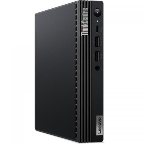 Desktop Lenovo ThinkCentre M70q Gen 3 , Intel® Core™ i5-12400T, 6C (6P + 0E) / 12T, P-core 1.8 / 4.2GHz, 18MB, RAM 1x 16GB SO-DIMM DDR4-3200, SSD 512GB SSD M.2 2280 PCIe® 4.0x4 NVMe® Opal 2.0, Video: Integrated Intel® UHD Graphics 730, Optic: None, Card reader: none, Integrated 100/1000M, WLAN_2