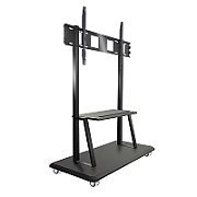 Stand TV pentru prezentare, mobil, multifunctional, 55 - 120 inch, reglabil inaltime, Negru, ICA-TR31 