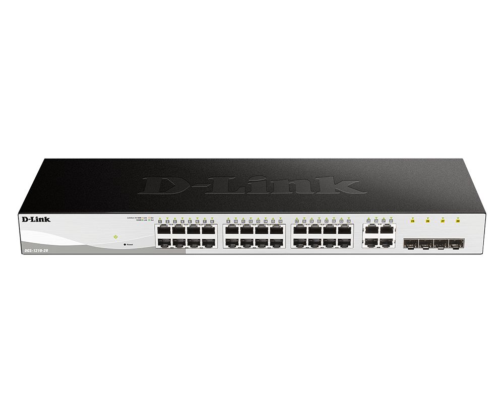D-Link Switch DGS-1210-28MP/E 24xGBit/4xSFP 19