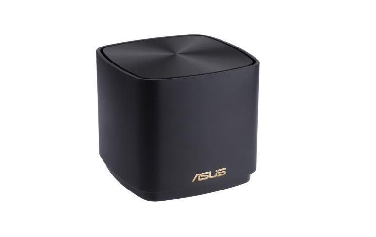 Asus dual-band large home Mesh ZENwifi system, XD4 PLUS 1 pack; black, AX1800 , 1201 Mbps+ 574 Mbps, 128 MB Flash, 256 MB RAM ; IEEE 802.11a, IEEE 802.11b, IEEE 802.11g, WiFi 4 (802.11n), WiFi 5 (802.11ac), WiFi 6 (802.11ax), IPv4, IPv6, 2 x antene interne, MIMO technology, Dual Band, 2.4 G Hz / 5_3