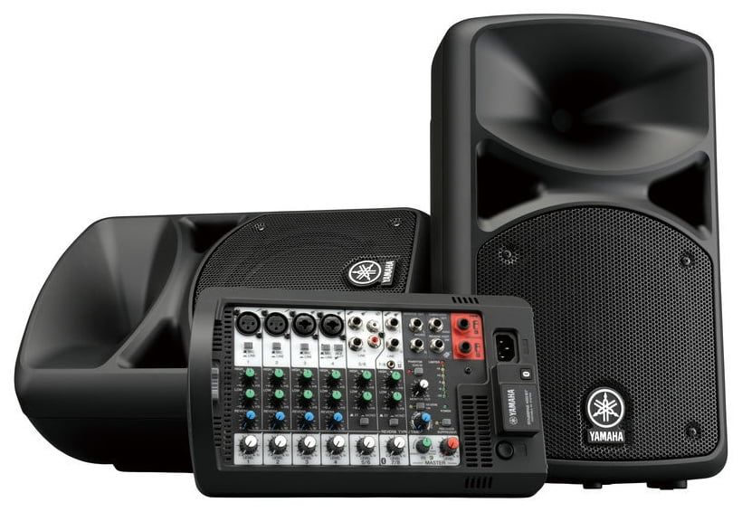 Sistem portabil PA 2x200W YAMAHA STAGEPAS 400BT, Mixer detasabil, Bluetooth_1