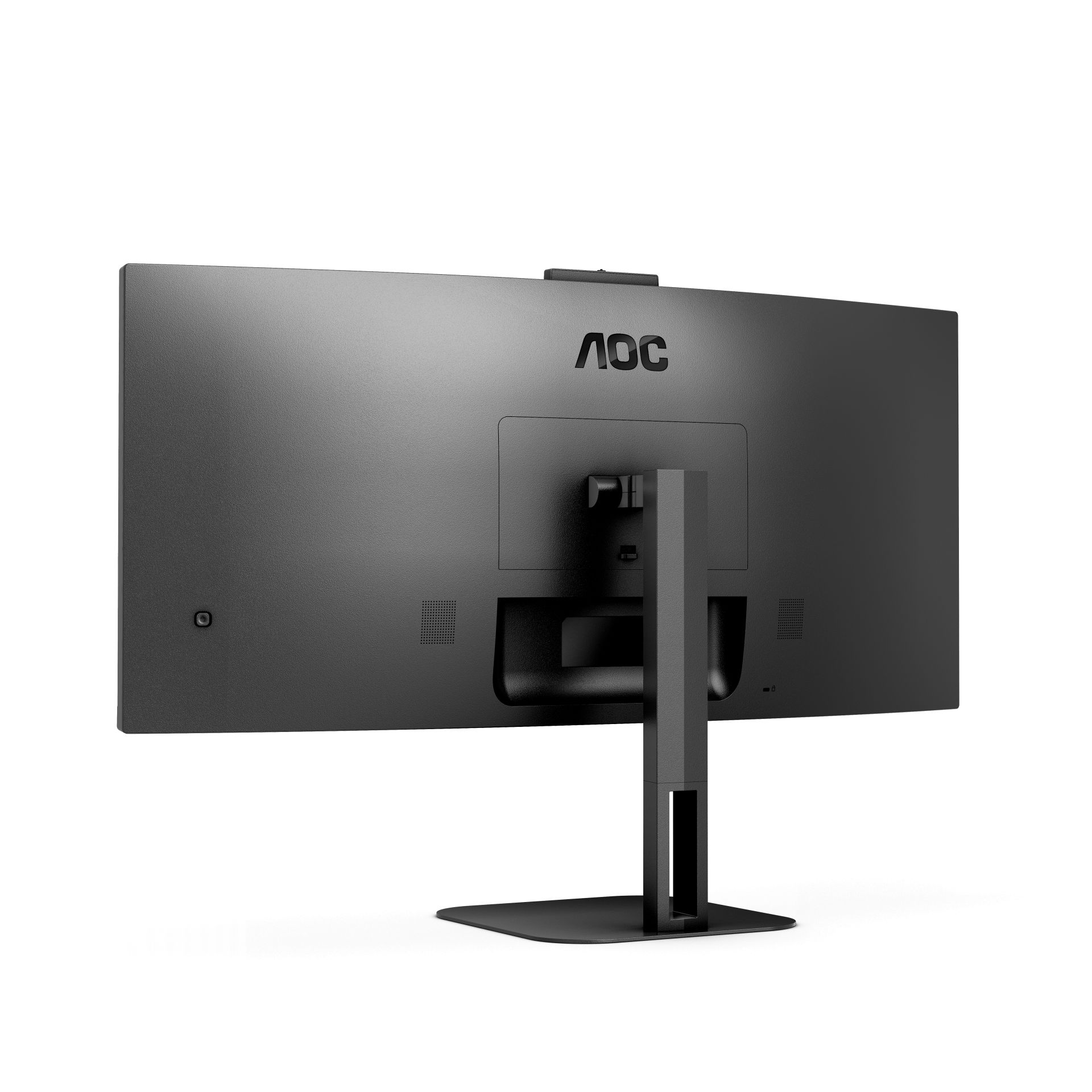 MONITOR AOC CU34V5CW/BK 34 inch, Panel Type: VA, Backlight: WLED, Resolution: 3440x1440, Aspect Ratio: 21:9,  Refresh Rate:100Hz, Response time GtG: 4ms, Brightness: 300 cd/m², Contrast (static): 3000:1, Contrast (dynamic): 20M:1, Viewing angle: 178º(R/L), 178º(U/D), Colours: 16.7M, 5Wx2 speakers_1