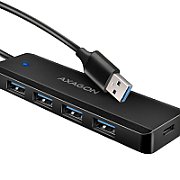 HUE-C1A, 4x USB 3.2 Gen 1, USB-C, 0.2m, USB Type-A, Negru_2