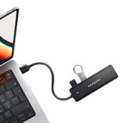 HUE-C1A, 4x USB 3.2 Gen 1, USB-C, 0.2m, USB Type-A, Negru_4