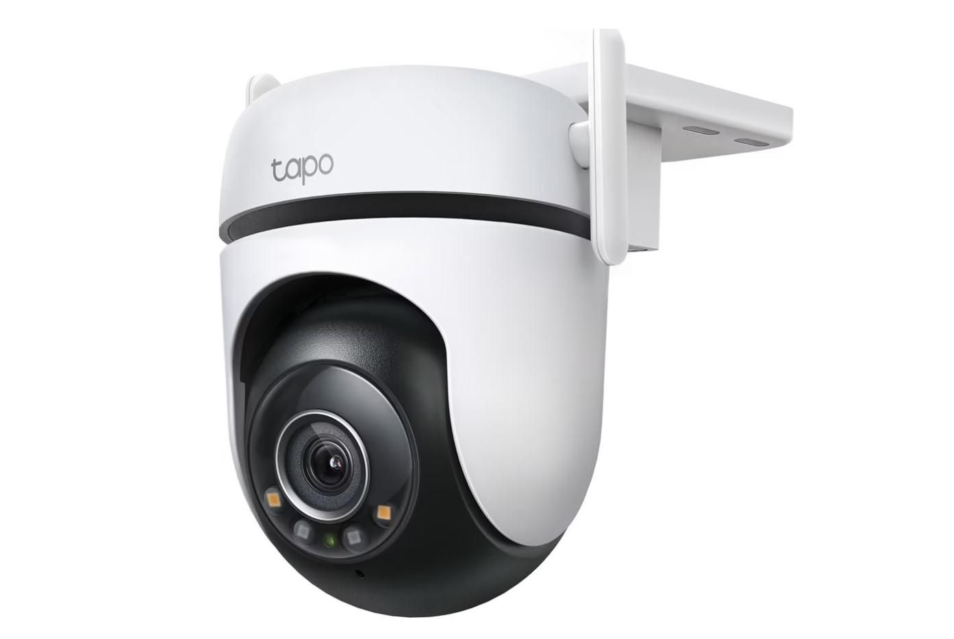 TP-Link Cameră de supraveghere pentru exterior cu funcție Pan/Tilt | Tapo C520WS, Senzor Imagine: 1/3‘’ CMOS, Rezoluție: 2K QHD 4MP (2560 × 1440 px), Lentile: F/NO: 1.61±10%; Distanță de focalizare: 3.18mm±5%, 360° pe orizontală și 130° pe verticală, IR 30m, IP66, Frame Rate: Până la 25/30fps_1