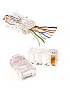 Mufa RJ45 UTP cat.6 passthrough (100 buc) - EMTEX 