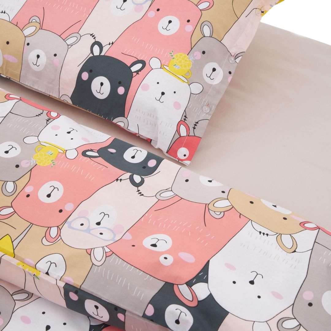 SET DE PAT SINGLE BUMBAC ANIMALS_4