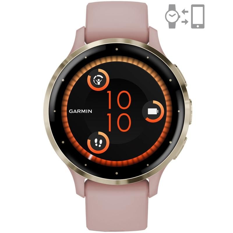 Ceas Garmin Venu 3S Pink Dawn/Soft Gold_2