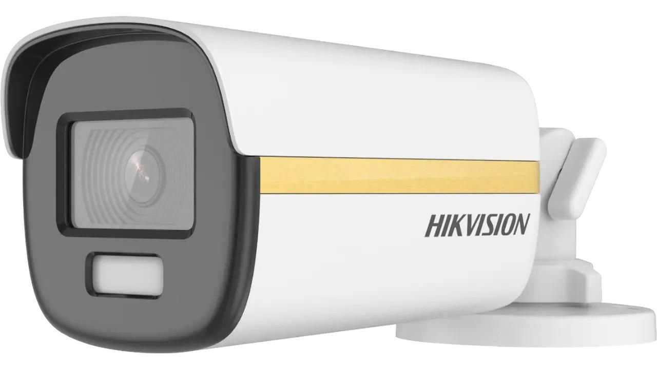 Camera supraveghere Hikvision DS-2CE12UF3T-E 2.8MM 8 MP , 3840 × 2160 resolution 4K ColorVu POC Fixed Bullet Camera,3D DNR technology delivers clean and sharp images,67IP,0.0005 Lux@(F1.0, AGC ON), 0 Lux with white light, WDR (Wide Dynamic Range) ≥130 dB, IR 40M, Angle Adjustment Pan: 0° to 360°_1