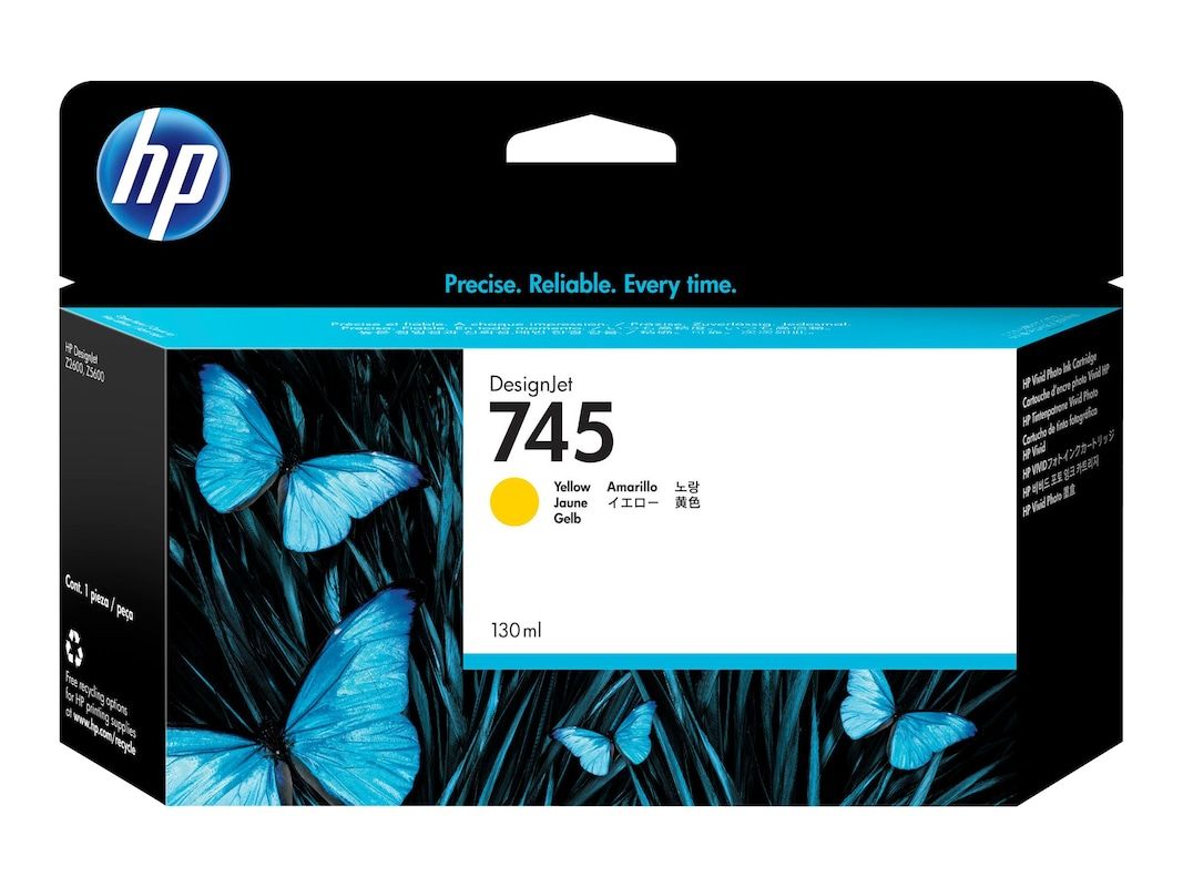 HP 745 Ink Cartridge Yellow 130 ml_1