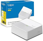 TP-LINK Smart Hub 2.4GHz 868MHz 1x Ethernet Port 90dB Adjustable Audio Alarm 19 Ringtones Up to 64 Switches_1
