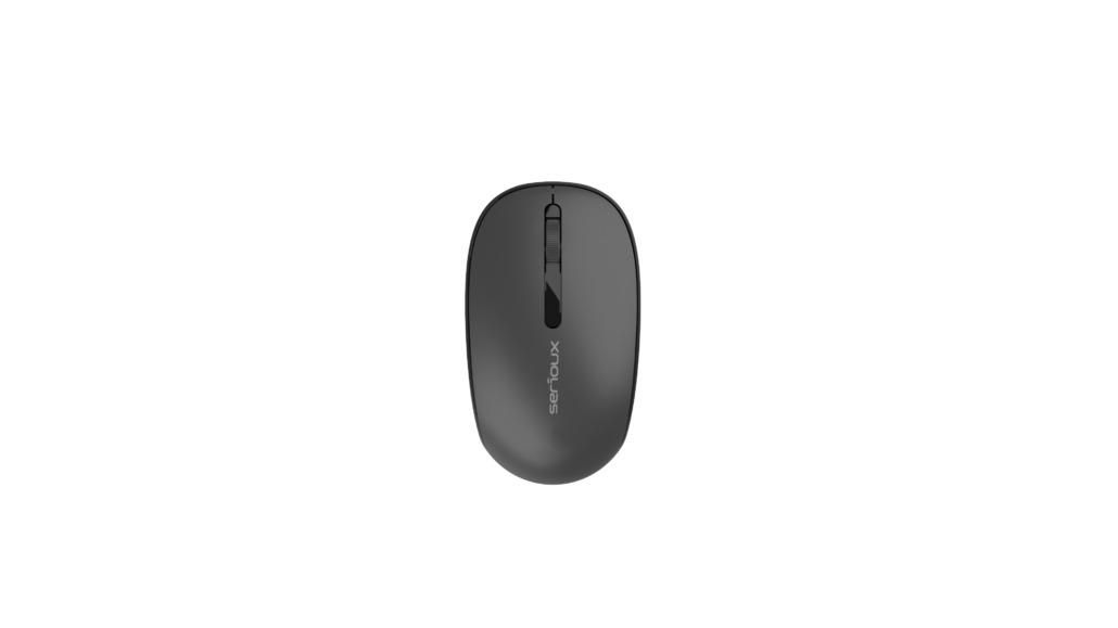 Mouse Serioux Spark 215 Wireless Negru, Senzor: Optic, DPI: 1000, conexiune: Dongle USB 2,4 GHz, banda de frecventa: 2,4 GHz, click silentios, alimentare: 1 baterie AA inclusa, 1,5 V, cerințe OS: Win, Mac, Vista_1