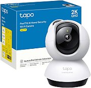 TP-LINK TAPO C220 camera supraveghere WI-FI pentru interior cu funcție Pan/Tilt și Detectare AI, Rezoluție: 2K 4MP QHD （2560 * 1440 px）, Lentile: Distanță focală: 4.0mm, F/NO: 2.0, Pan/Tilt Range:360° pe orizontală, 114° pe verticală, Frame rate: 2560×1440@30fps, Compresie video: H.264, Microfon și_1