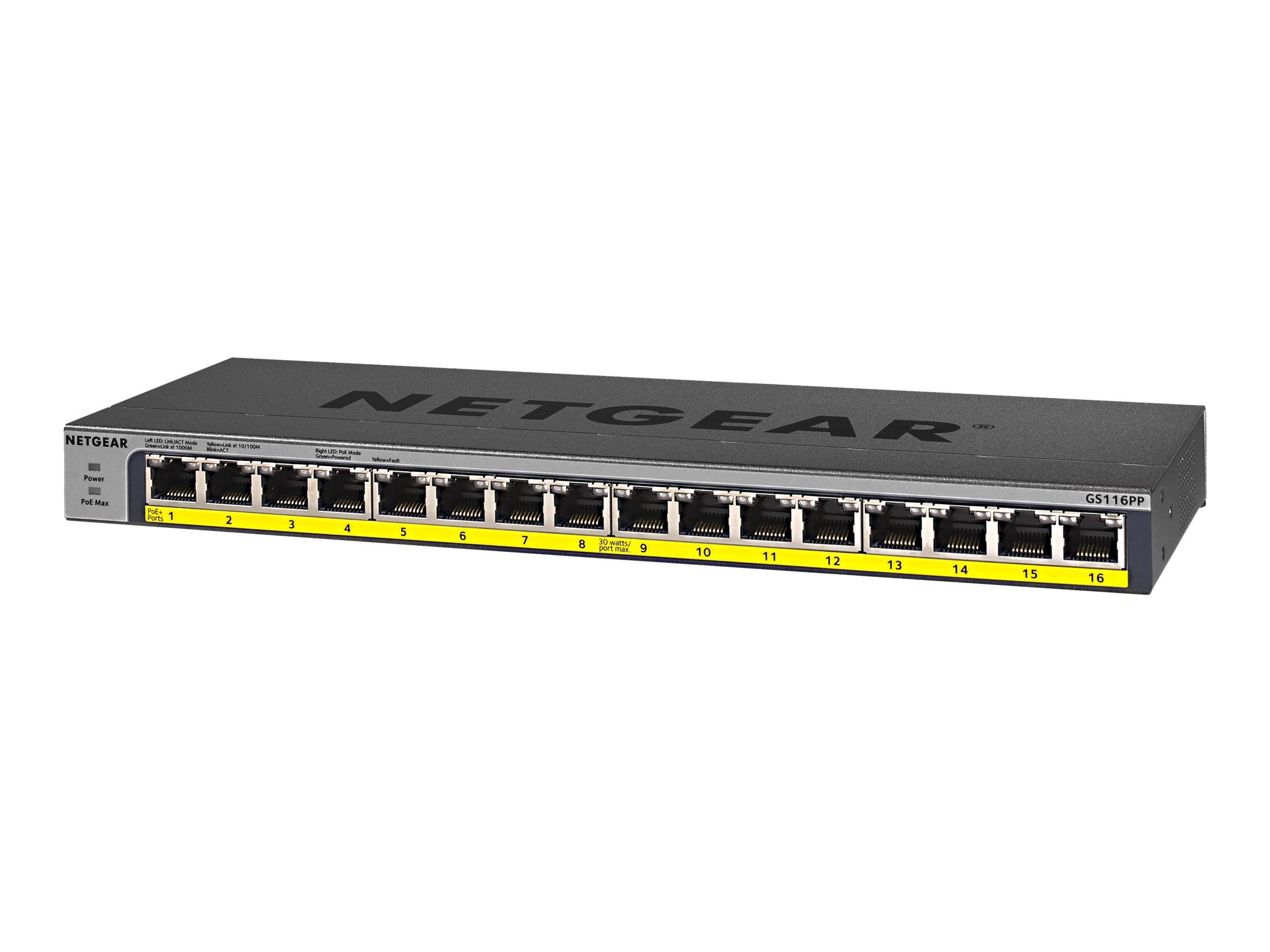 Netgear 16Port Switch 10/100/1000 GS116LP_1