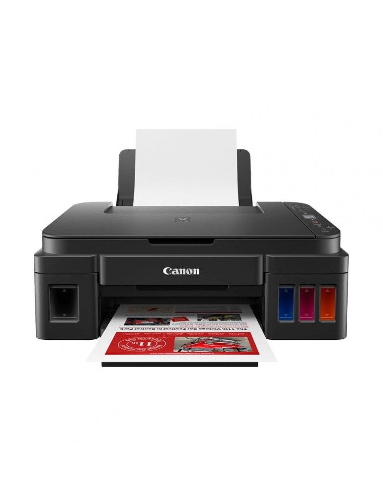 Imprimanta multifunctionala inkjet color Canon G3410, A4, USB 2.0, Wi-Fi, 8.8 ppm negru, 5 ppm color
