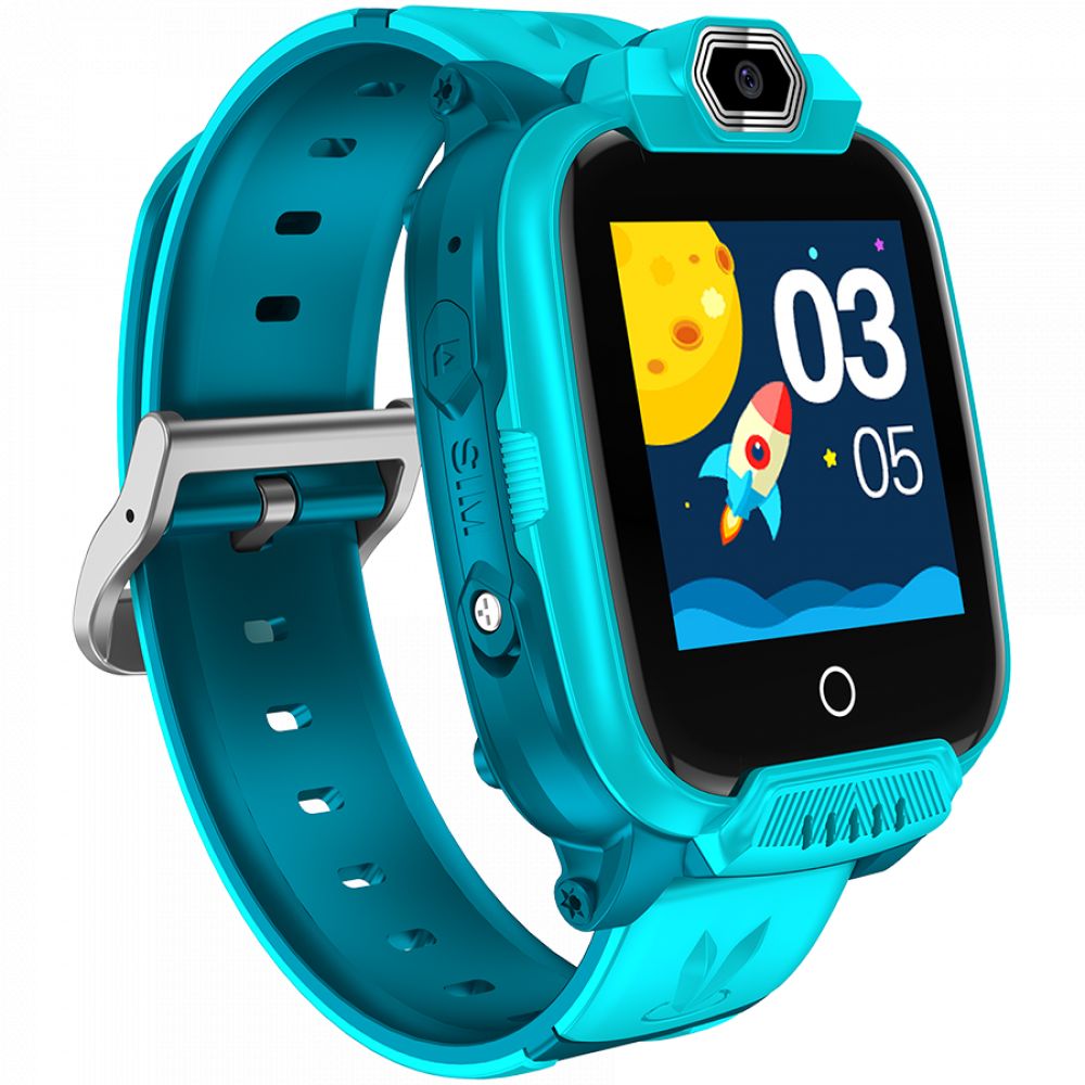 CANYON Jondy KW-44, Kids smartwatch, 1.44''IPS colorful screen 240*240,  ASR3603S, Nano SIM card, 192+128MB, GSM(B3/B8), LTE(B1.2.3.5.7.8.20) 700mAh battery, built in TF card: 512MB, GPS,compatibility with iOS and android, host: 53.3*43.5*16mm strap: 230*20mm, 48g, Green_2