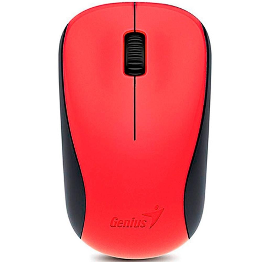 Mouse Genius NX-7000 wireless, PC sau NB, wireless, 2.4GHz, optic, 1200 dpi, butoane/scroll 3/1, rosu_1