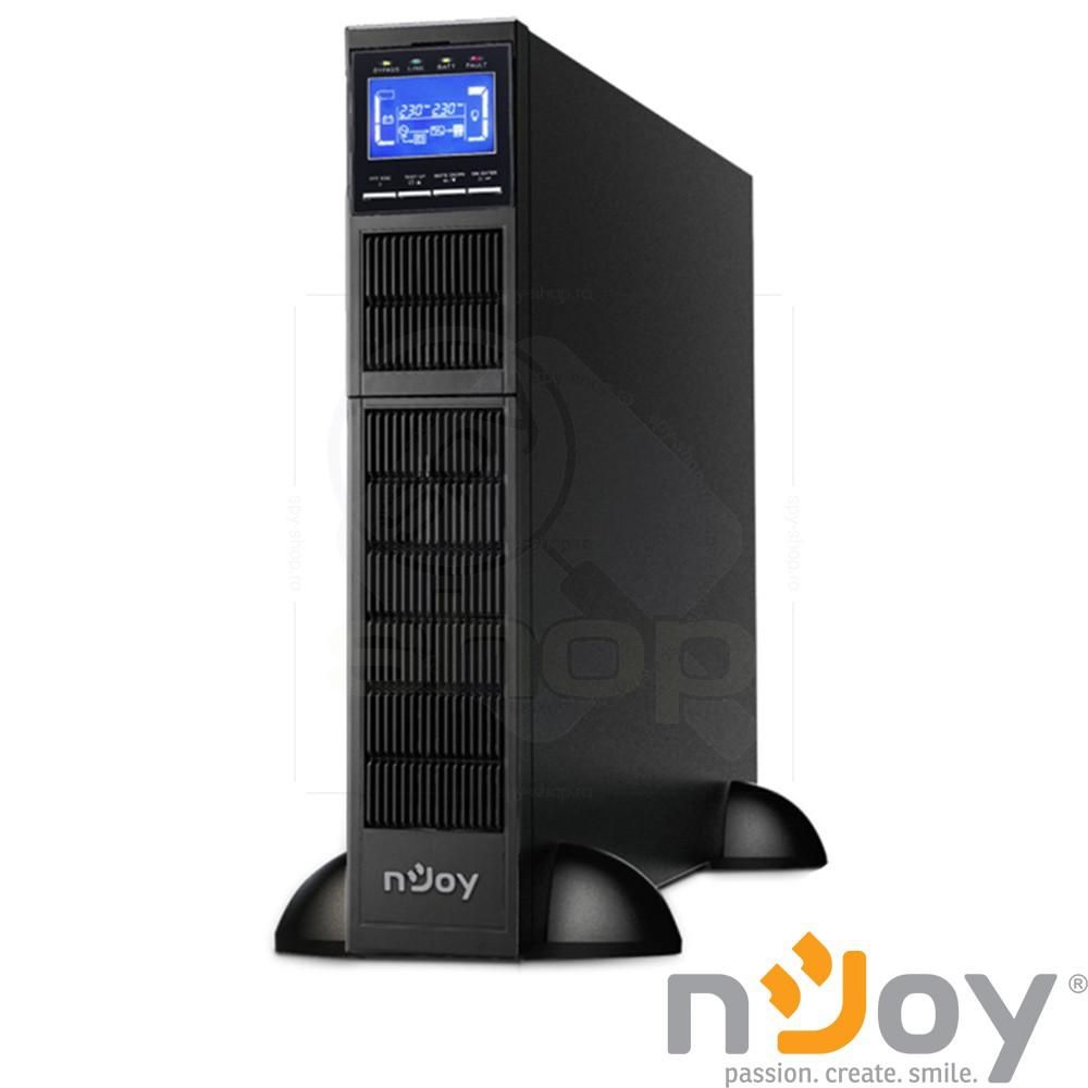 UPS nJoy Balder 10000, 10000VA/10000 W, On-line, LCD Display, Management, Rack/Tower, Dubla conversie, 2U, Nu are baterie inclusa, PWUP-OL10KBA-AZ01B_1