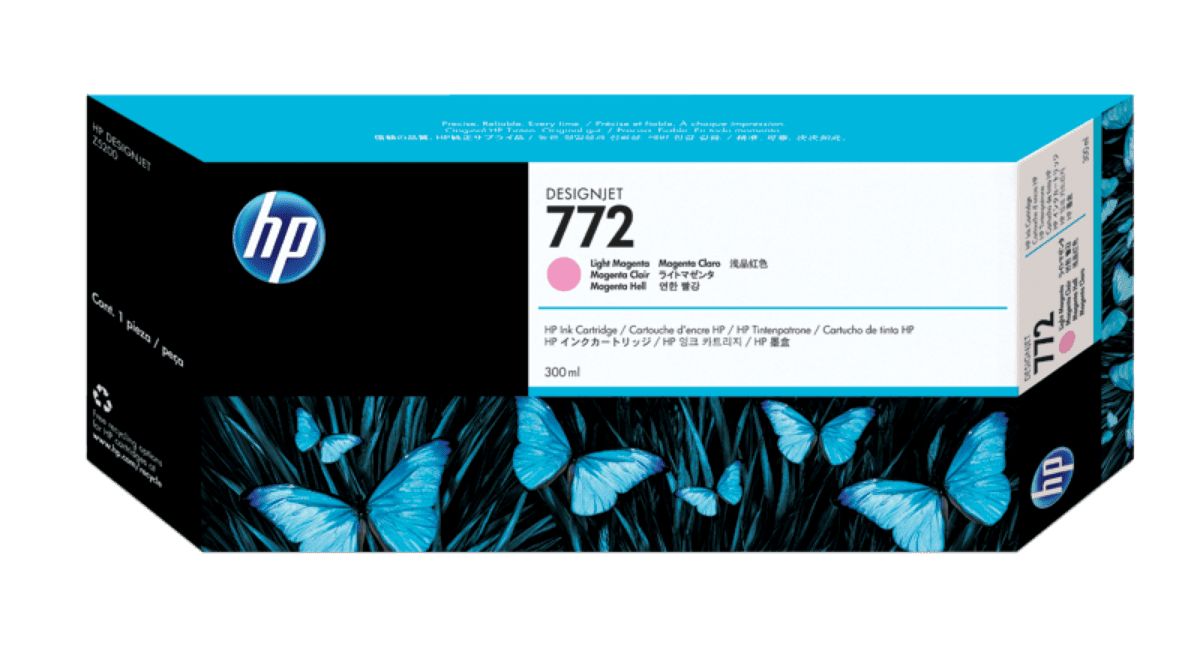 Cartridge HP Inkjet No 772 300ml Magenta Designjet_1