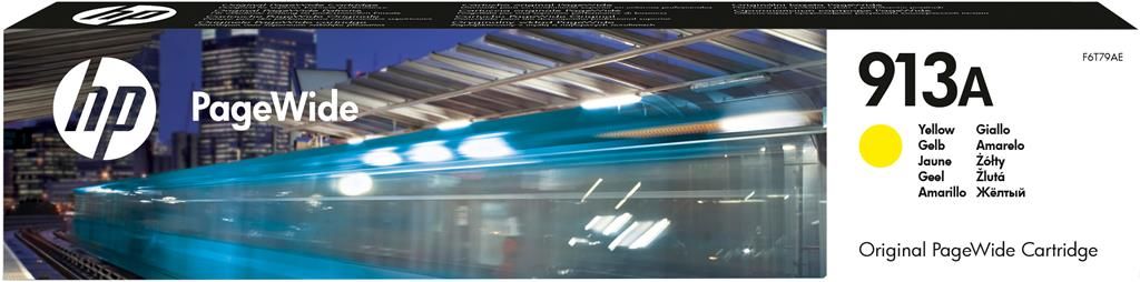 Cartridge HP Inkjet No 913A Yellow PageWide_1