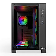CARCASA NJOY PC AURA Mid Tower ATX, psu not included, Ventilatoare incluse 1x 120 mm spate, 3x 120 mm stanga, 3x 120 mm jos_2